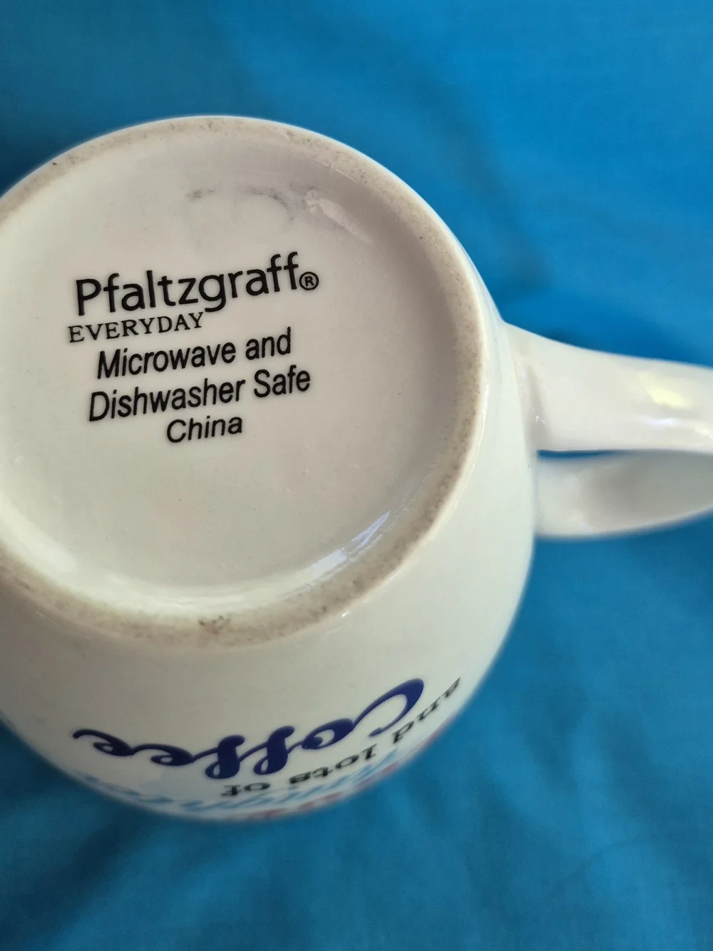 Pfaltzgraff This Classroom Runs on Love Laughter and Lots of Coffee Large Mug